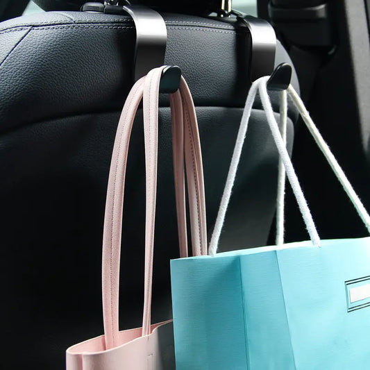 Set 2 Ganci per Poggiatesta Auto