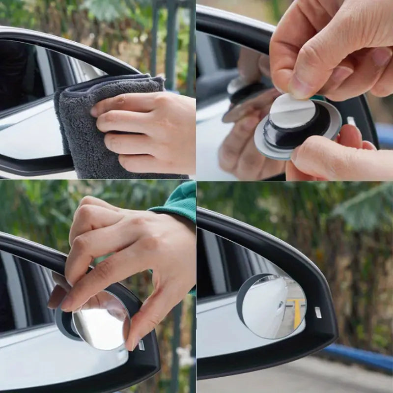 Set Specchietti Angolo Cieco Auto ROTONDI