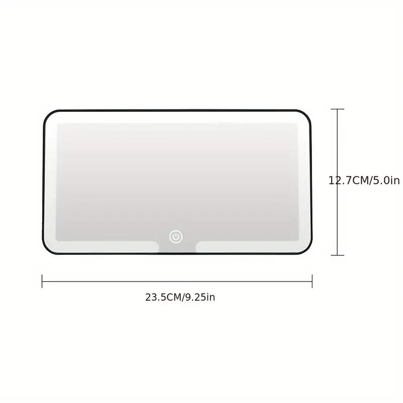 Specchio Vanity da Auto con LED Touch