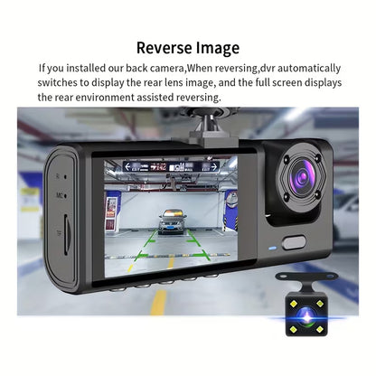 DashCam Pro Dual Vision 1080P con Infrarossi – Doppia Telecamera Integrata