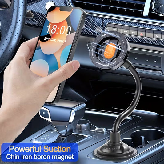 Supporto Magnetico per Cellulare da Portabicchieri