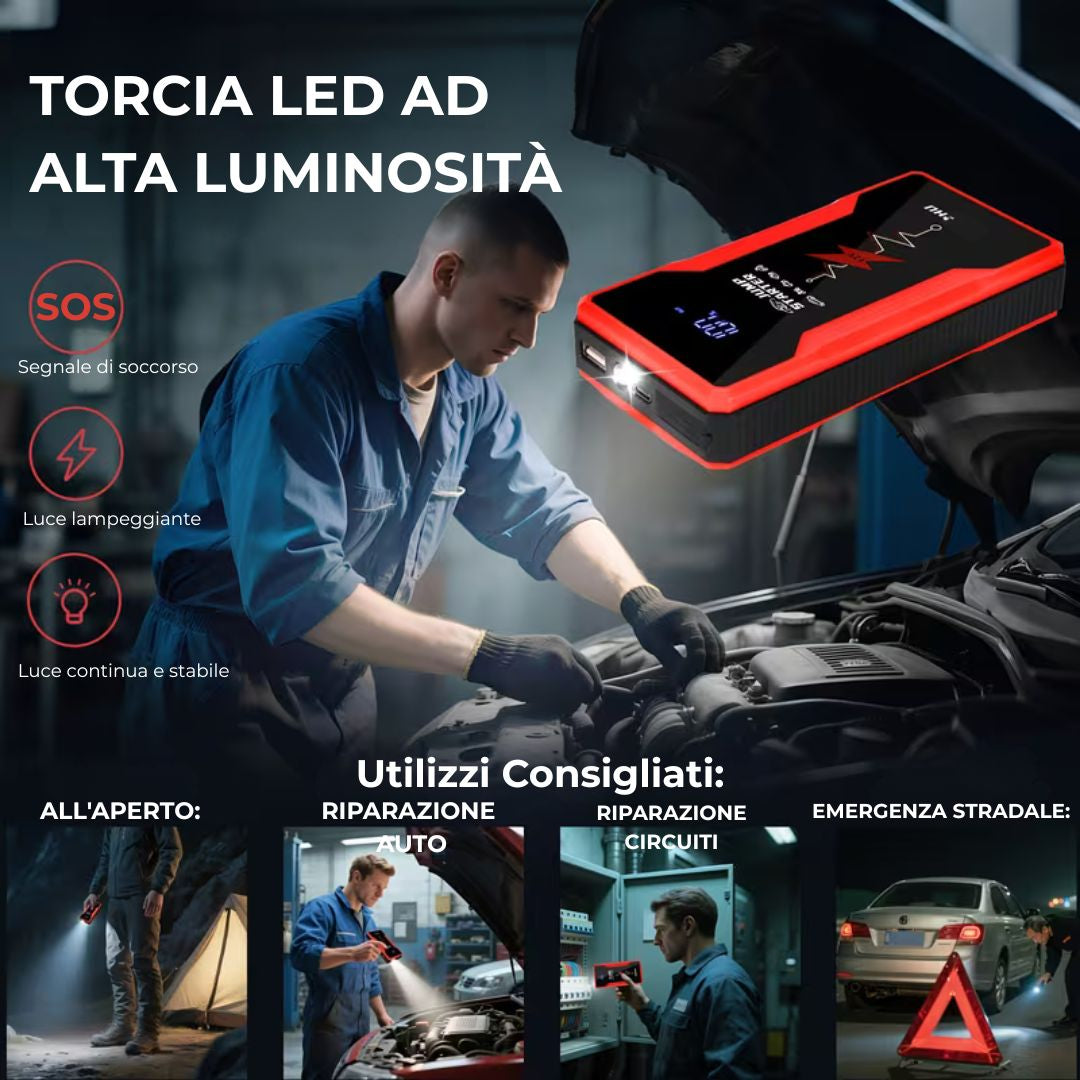 Avviatore di Emergenza Portatile