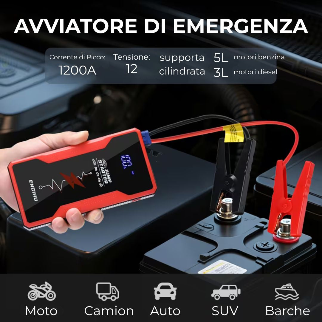 Avviatore di Emergenza Portatile