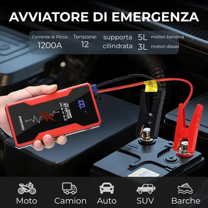 Avviatore di Emergenza Portatile