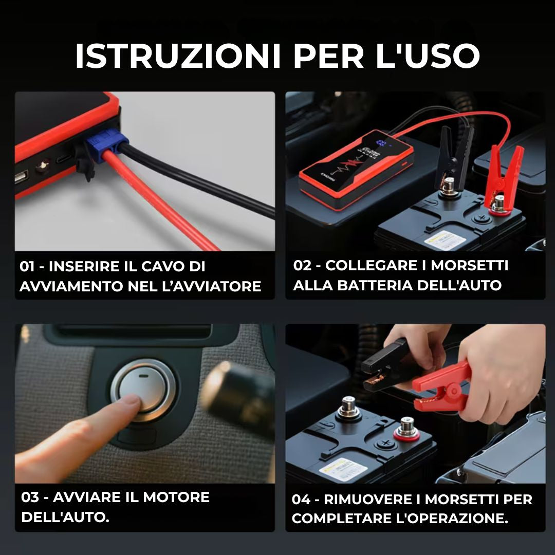 Avviatore di Emergenza Portatile