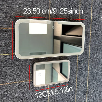 Specchio Vanity da Auto con LED Touch