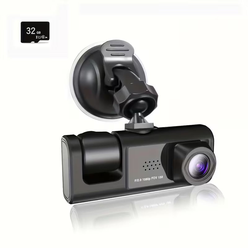 DashCam Pro Dual Vision 1080P con Infrarossi – Doppia Telecamera Integrata