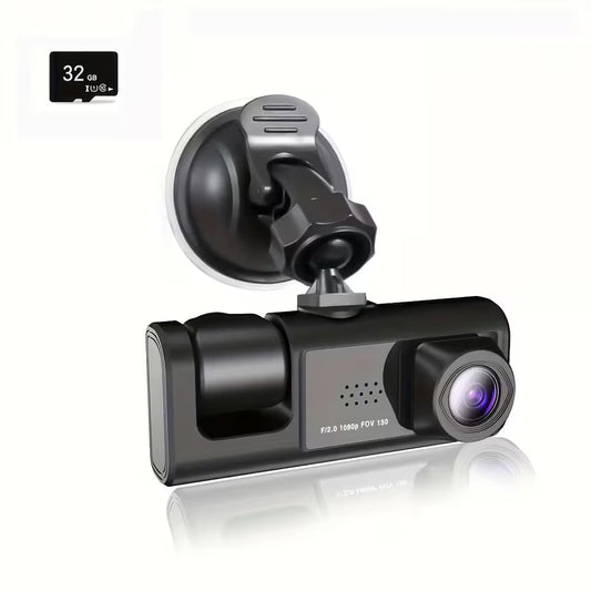 DashCam Pro Dual Vision 1080P con Infrarossi – Doppia Telecamera Integrata