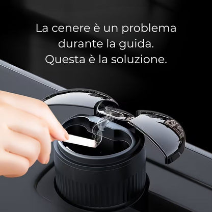 Posacenere con Apertura Automatica e Blocca Odori