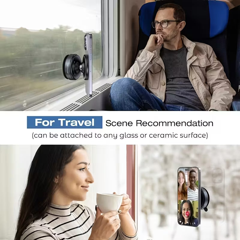 Supporto Cellulare Magnetico a Ventosa 360°