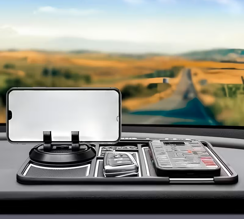 Tappetino Antiscivolo con Supporto per Cellulare